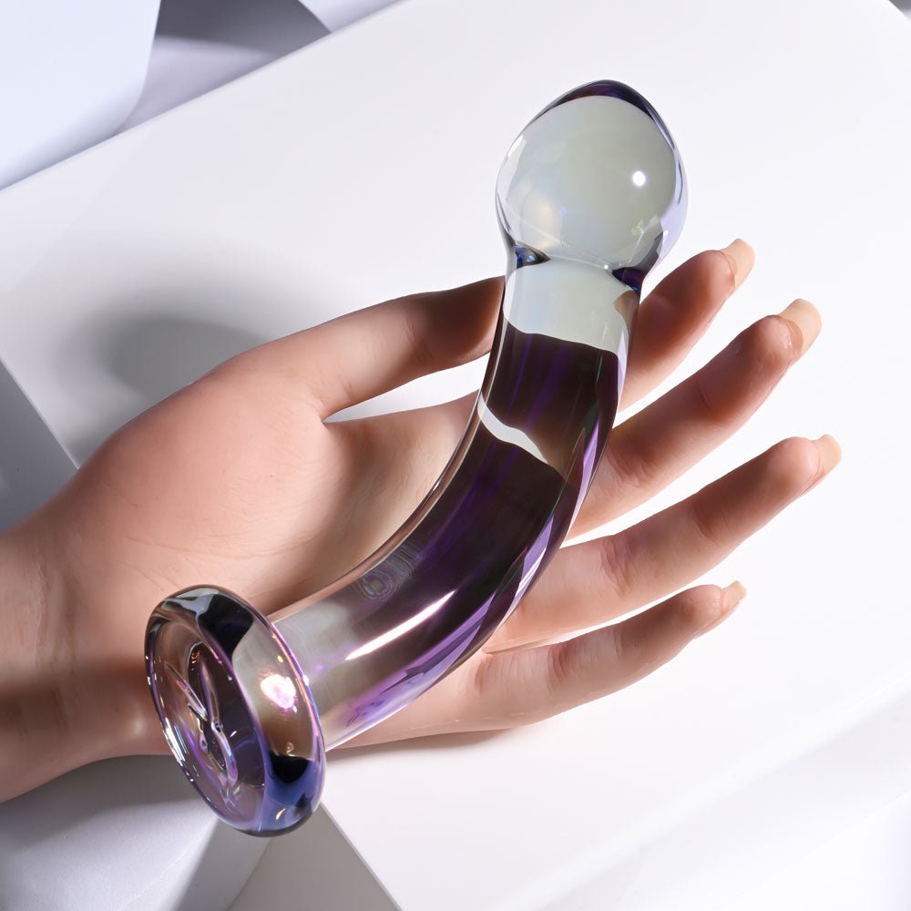 Playboy Pleasure JEWELS KING Clear Glass 16.3 cm Dildo
